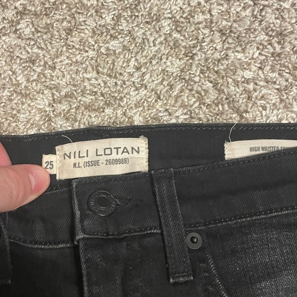 Nili Lotan N.L. (Issue - 2609988) High Waisted Skinny Jean - Picture 2 of 4